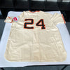 Beautiful Willie Mays Signed Authentic New York Giants Jersey JSA COA