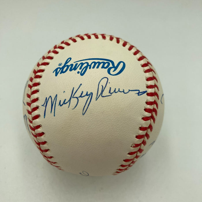 1977-1978 New York Yankees World Series Champs Team Signed AL Baseball JSA COA