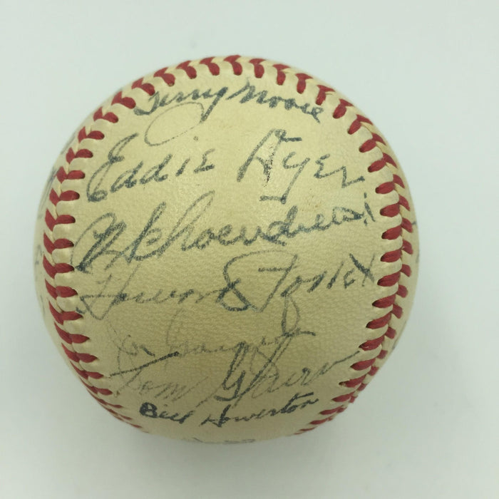 Beautiful 1949 St. Louis Cardinals Team Signed National League Baseball JSA COA