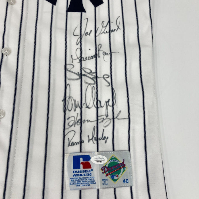 1998 New York Yankees Team Signed World Series Jersey Derek Jeter JSA COA
