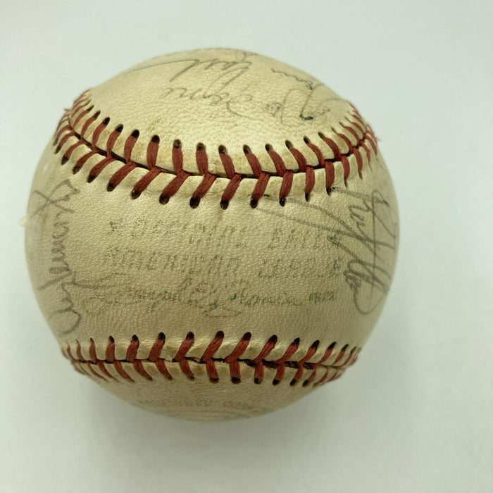 1971 All Star Game Attendees HOF Multi Signed Baseball Beckett COA