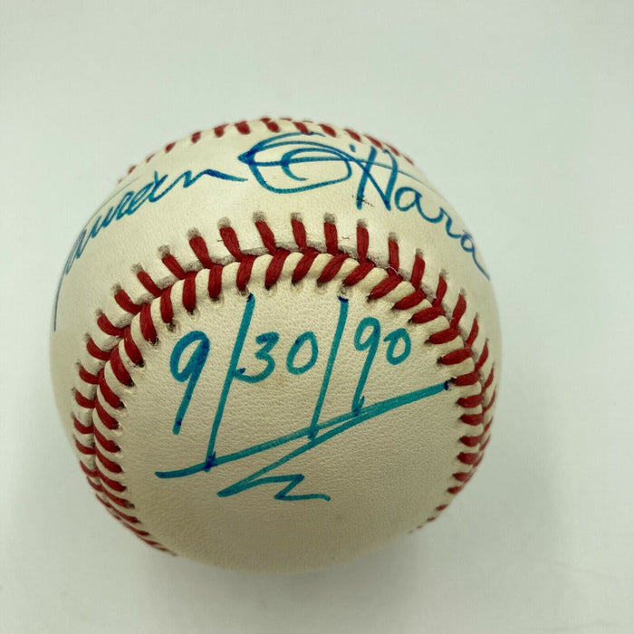 Maureen O'Hara Signed Autographed American League Baseball JSA COA Movie Star