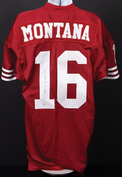 Joe Montana Signed Authentic Wilson San Francisco 49ers Game Jersey PSA DNA