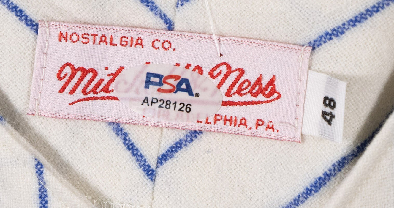 Tom Seaver Signed Inscribed STATS New York Mets Mitchell & Ness Jersey PSA DNA