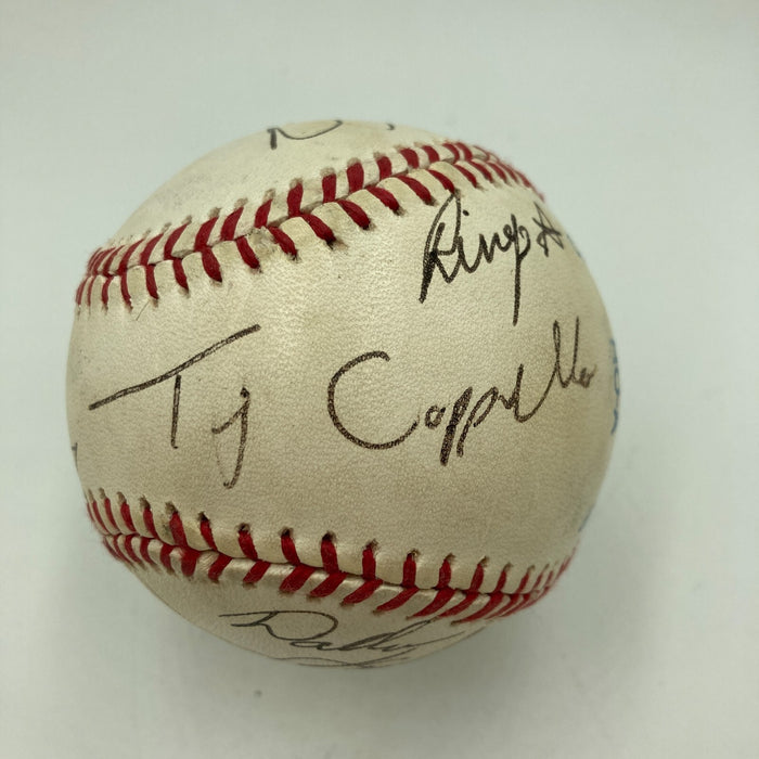 Ringo Starr & His All Starr Band Multi Signed Baseball Beatles JSA COA