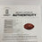 Lawrence Taylor Eric Dickerson 1999 Hall Of Fame Induction Signed Football BAS