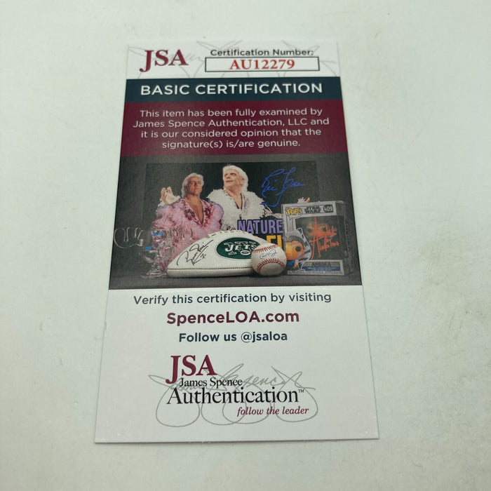 Dick Kazmaier Signed Vintage AL Baseball Heisman Trophy Winner JSA COA
