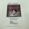 Dick Kazmaier Signed Vintage AL Baseball Heisman Trophy Winner JSA COA