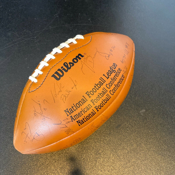 1989 Green Bay Packers Team Signed Wilson NFL Game Football 50+ Sigs JSA COA