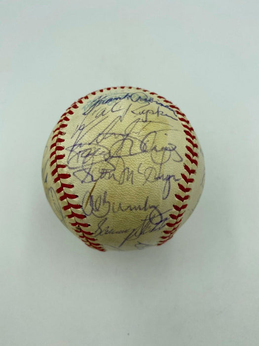1979 Baltimore Orioles American League Champs Team Signed Baseball JSA COA