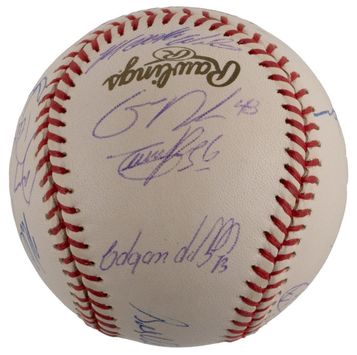 2000 New York Mets NL Champs Team Signed World Series Baseball PSA DNA COA