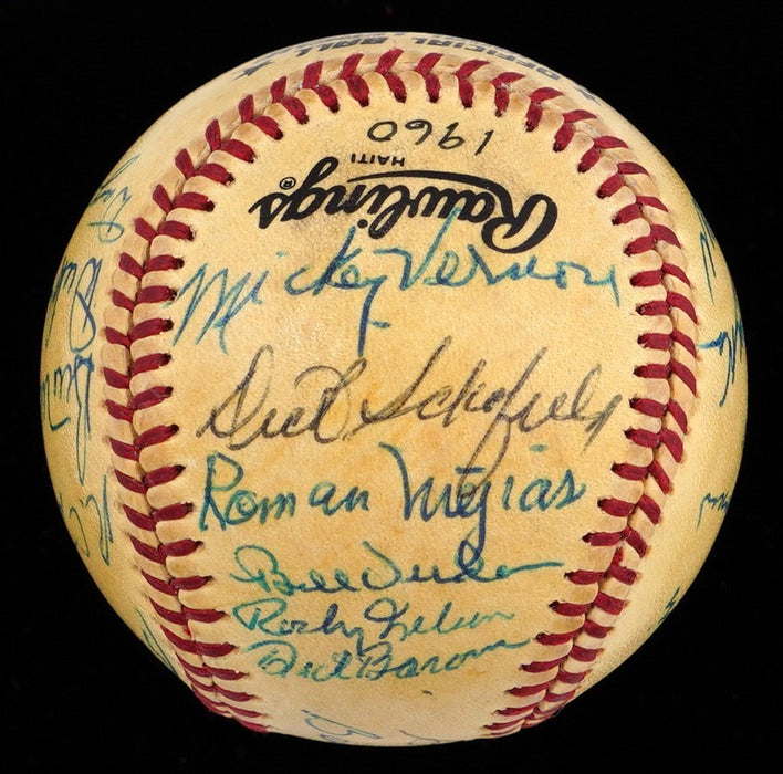 1960 Pittsburgh Pirates World Series Champs Team Signed Baseball 23 Sigs Beckett