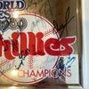 1980 Philadelphia Phillies World Series Champs Team Signed Display 14 Sigs