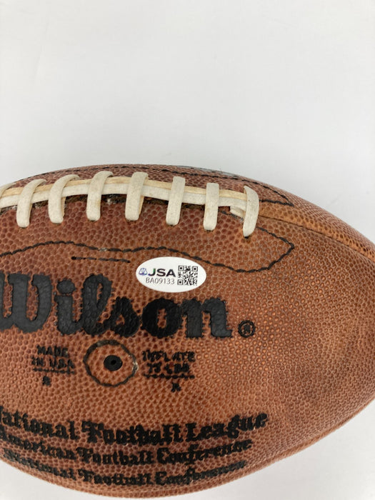Bart Starr Johnny Unitas Joe Montana Len Dawson Joe Namath Signed Football JSA