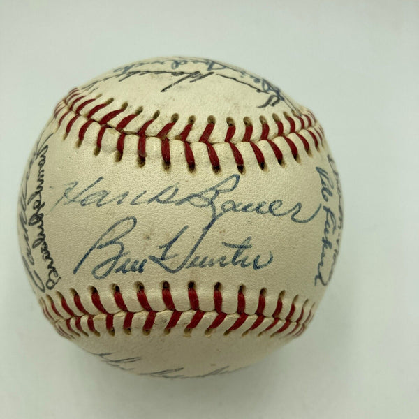 Beautiful 1968 Baltimore Orioles Team Signed American League Baseball JSA COA