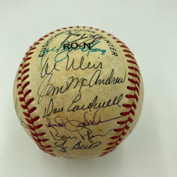 1969 New York Mets WS Champs Team Signed Baseball Tom Seaver Nolan Ryan CAS COA