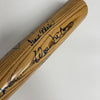 Willie Mays Hank Aaron Ernie Banks 500 Home Run Club Signed Baseball Bat JSA COA