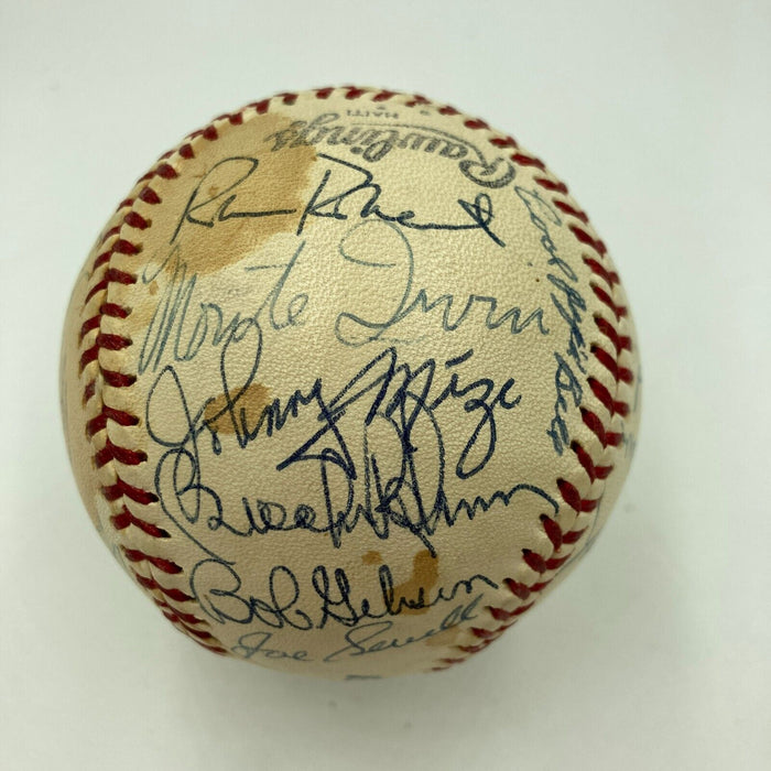 Ted Williams Hank Aaron Sandy Koufax Hall Of Fame Multi Signed Baseball JSA COA