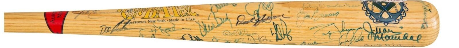 The Most Complete No Hitter Pitchers Signed Bat 49 Sigs! Tom Seaver With SGC COA