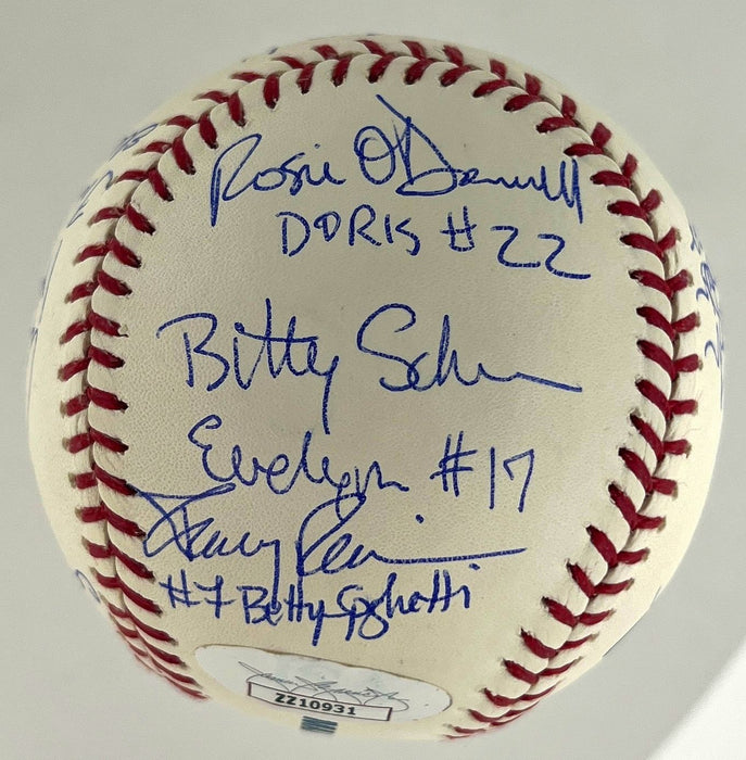 Tom Hanks A League of Their Own Cast Signed Baseball 15 Sigs JSA Certified