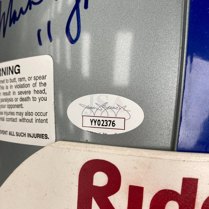 Beautiful Super Bowl MVP's Signed Full Size Authentic Helmet 25 Sigs JSA COA