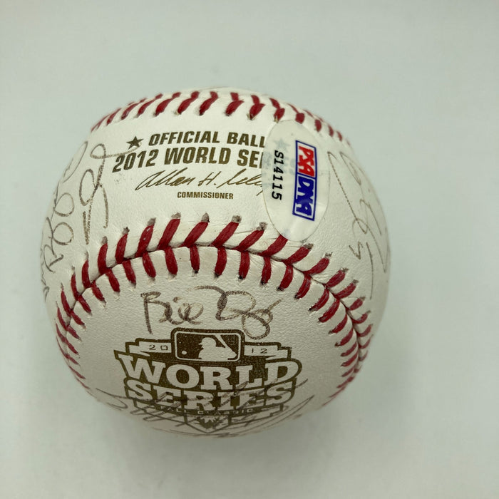 2012 San Francisco Giants World Series Champs Team Signed W.S. Baseball PSA DNA