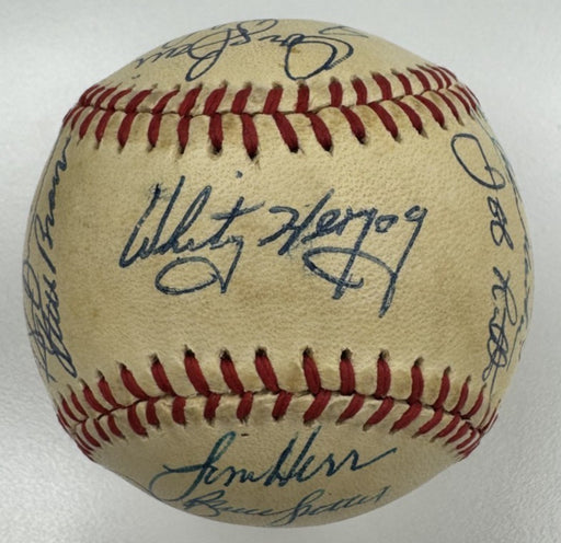 1982 St. Louis Cardinals World Series Champs Team Signed Baseball JSA COA