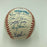 1989 Oakland A's World Series Champs Team Signed W.S. Baseball JSA COA