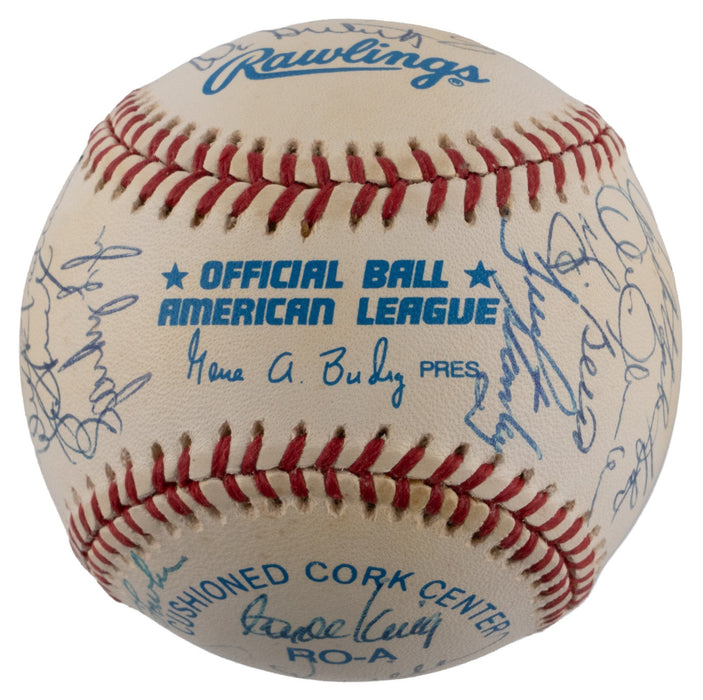 1978 Yankees World Series Champs Team Signed Baseball JSA COA