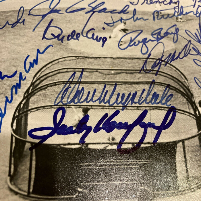 The Finest Brooklyn Dodgers Signed Photo 83 Sigs Sandy Koufax Roy Campanella JSA
