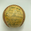1953 New York Yankees World Series Champs Team Signed Baseball Mickey Mantle JSA