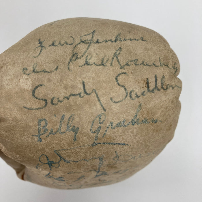 Abe Attell James Braddock Boxing Legends Signed Boxing Glove 23 Sigs JSA COA