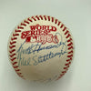 1986 New York Mets World Series Champs Team Signed W.S. Baseball JSA COA