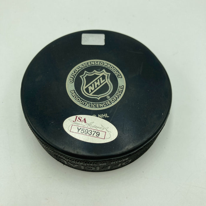 2012-13 Chicago Blackhawks Stanley Cup Team Signed Hockey Puck JSA COA