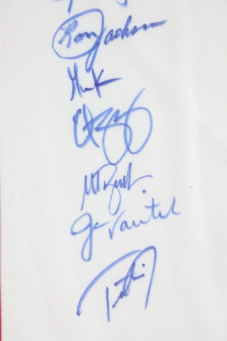 2004 Boston Red Sox World Series Camps Team Signed Authentic Majestic Jersey PSA