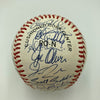 Beautiful 1990 Cincinnati Reds World Series Champs Team Signed Baseball JSA COA