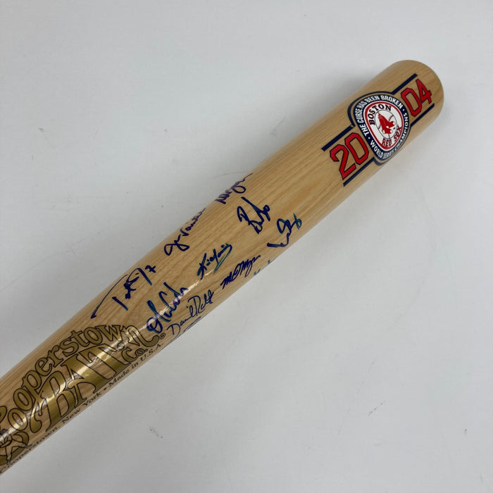 2004 Boston Red Sox World Series Champs Team Signed Baseball Bat MLB Authentic
