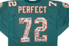 1972 Miami Dolphins Super Bowl Champs Team Signed Wilson Game Jersey Beckett COA