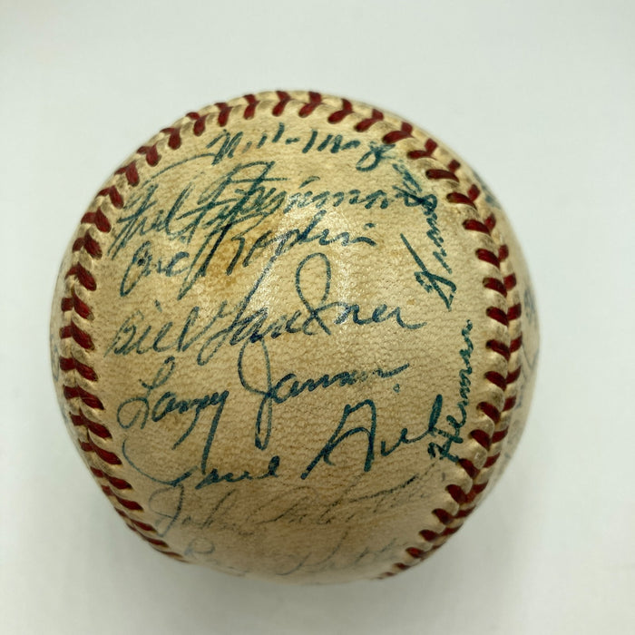 The Most Complete 1954 NY Giants World Series Champs Team Signed Baseball PSA