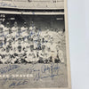1958 Milwaukee Braves NL Champs Team Signed Photo Hank Aaron Beckett COA
