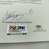 Mickey Mantle Hall Of Fame 1974 Signed Baseball PSA DNA COA HOF