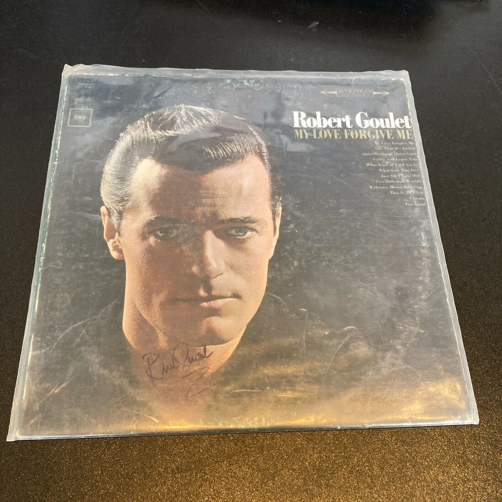 Robert Goulet Signed Autographed Vintage LP Record