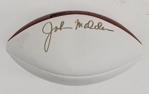 John Madden Signed Wilson Official NFL Football JSA COA