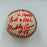Nancy Sinatra & Freddy Boom Boom Cannon Signed American League Baseball JSA COA