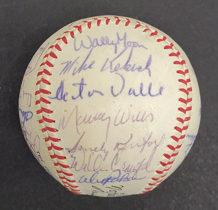 1965 Los Angeles Dodgers World Series Champs Team Signed Baseball JSA COA