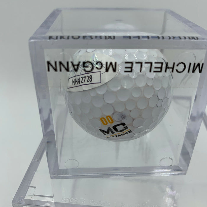 Michelle McGann Signed Autographed Golf Ball PGA With JSA COA