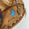 Joe Pignatano 1957 Brooklyn Dodgers Signed Spalding Game Used Catcher's Mitt JSA