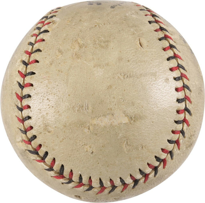 Honus Wagner Signed 1920's National League Baseball One Of The Finest PSA DNA