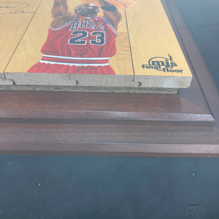 Michael Jordan Signed Last Dance Game Used Final Floor NBA Finals UDA & JSA COA