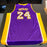 Kobe Bryant Signed 2010-11 Los Angeles Lakers Game Issued #24 Jersey Beckett COA